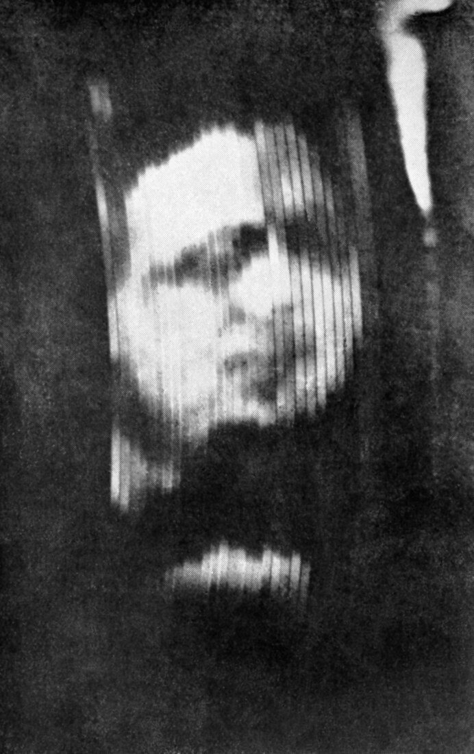 First photograph of a TV image,1926