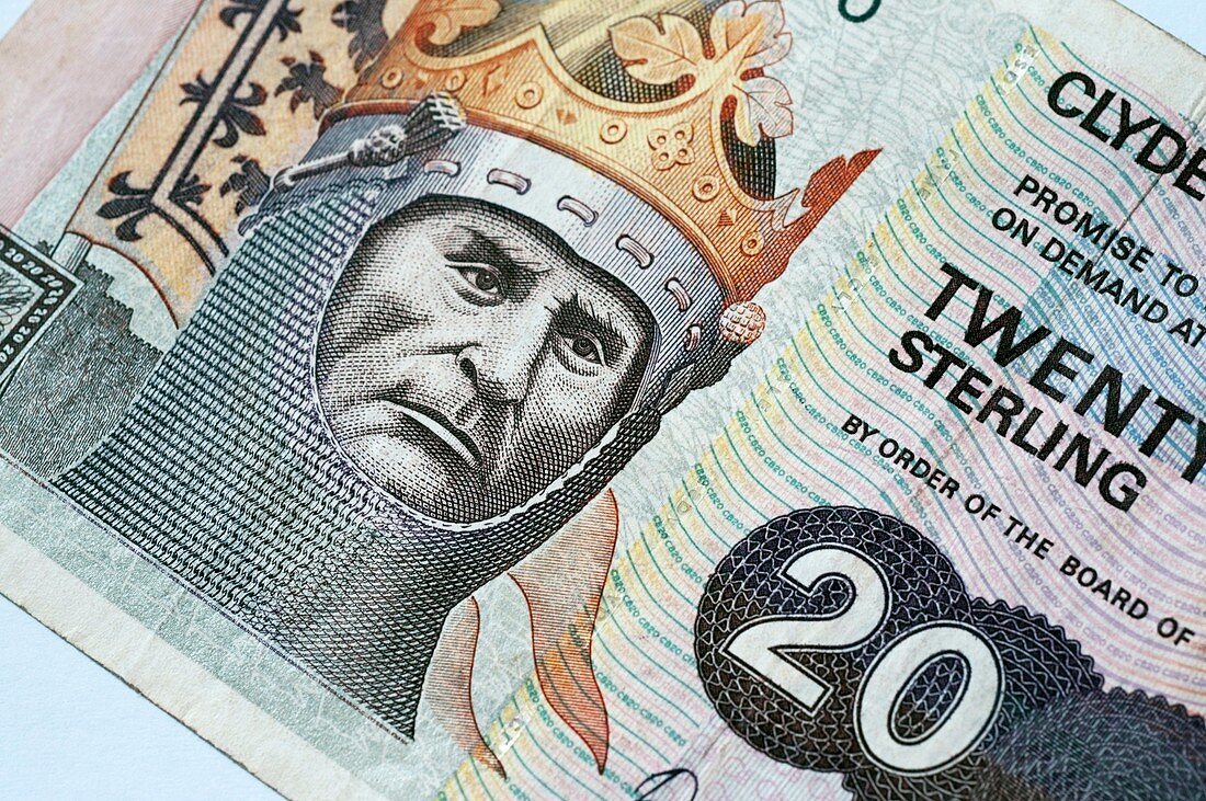 Twenty pound Scottish banknote