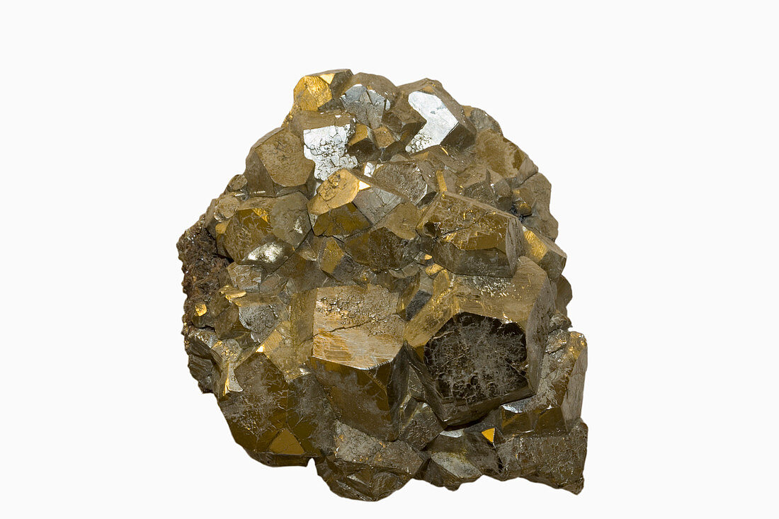Pyrite with Hematite,Italy