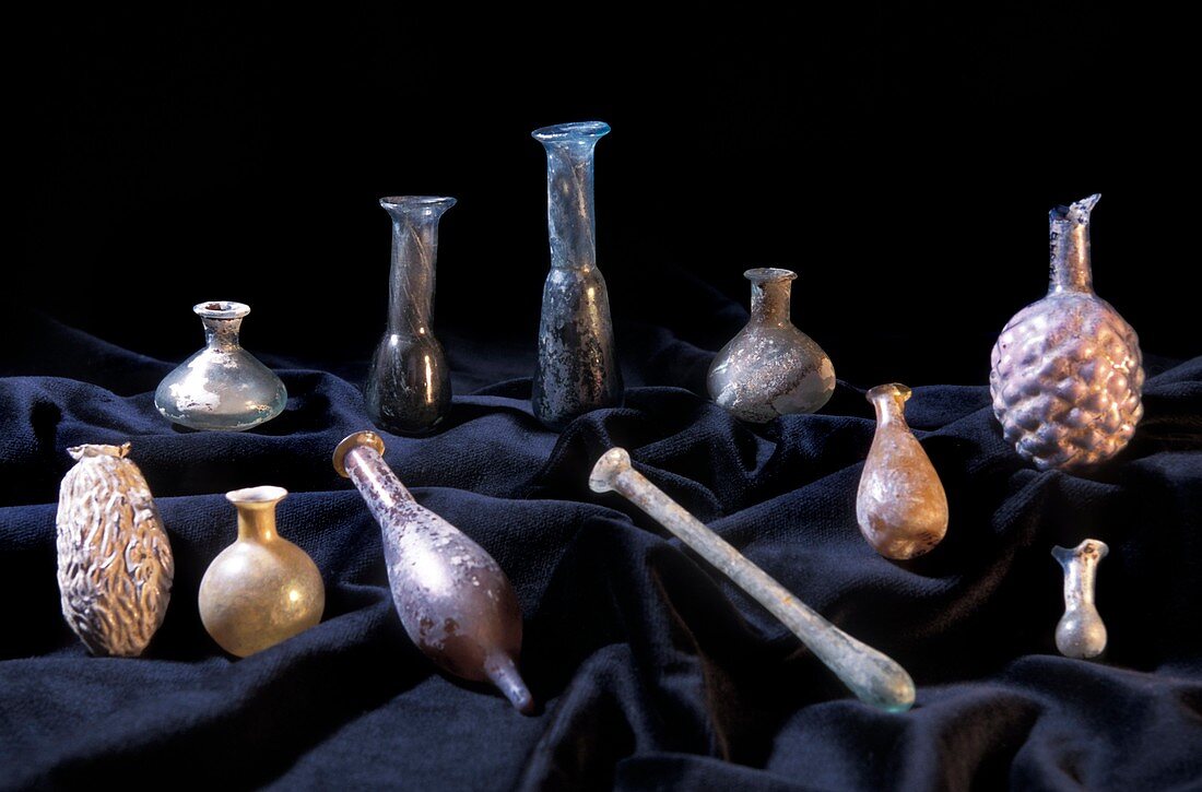 Roman perfume bottles