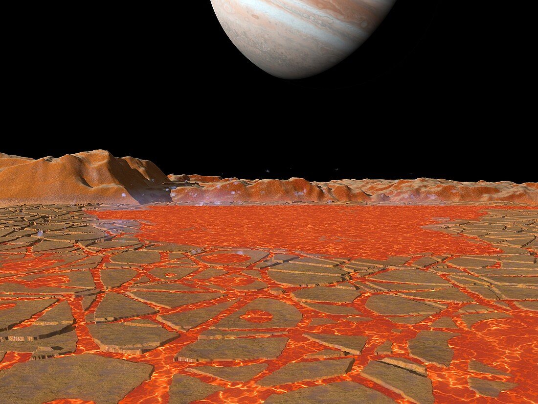 Jupiter from Io,artwork