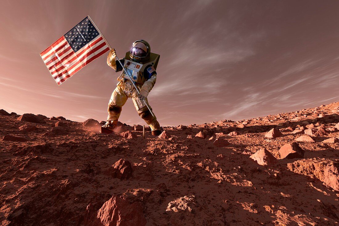 US exploration of Mars,artwork