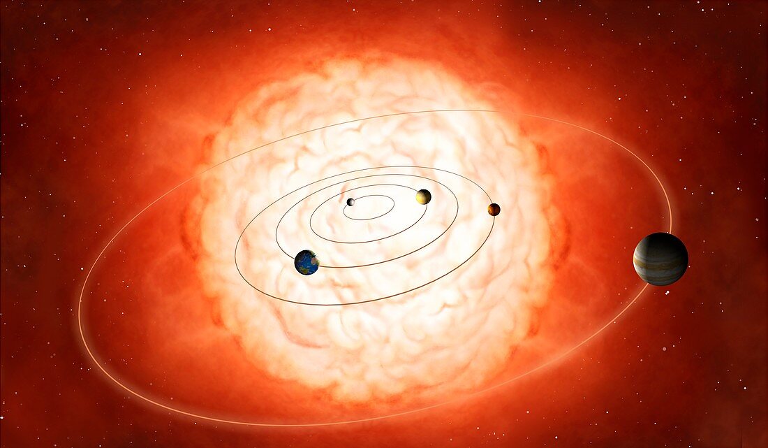 Betelgeuse and Solar System