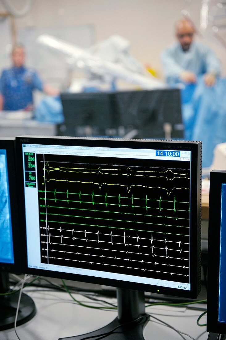 Remote controlled cardiac catheterisation