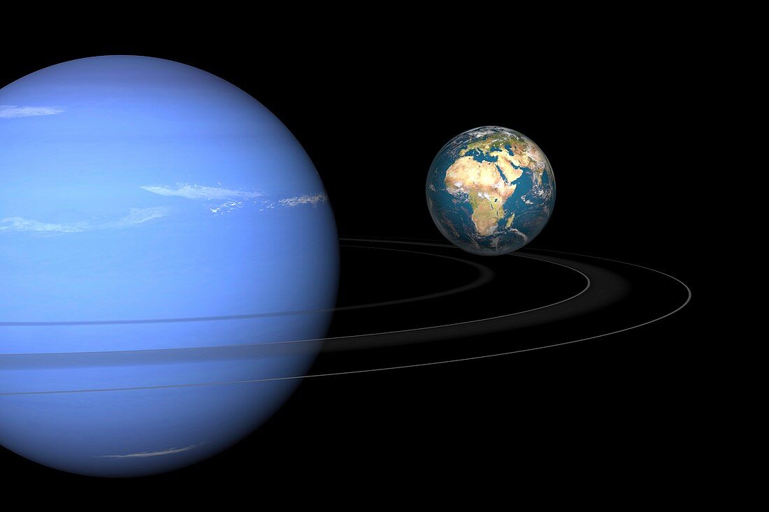 Neptune and Earth,artwork