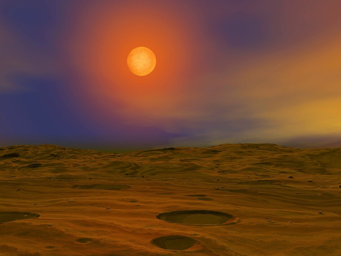 Teide 1 brown dwarf,artwork