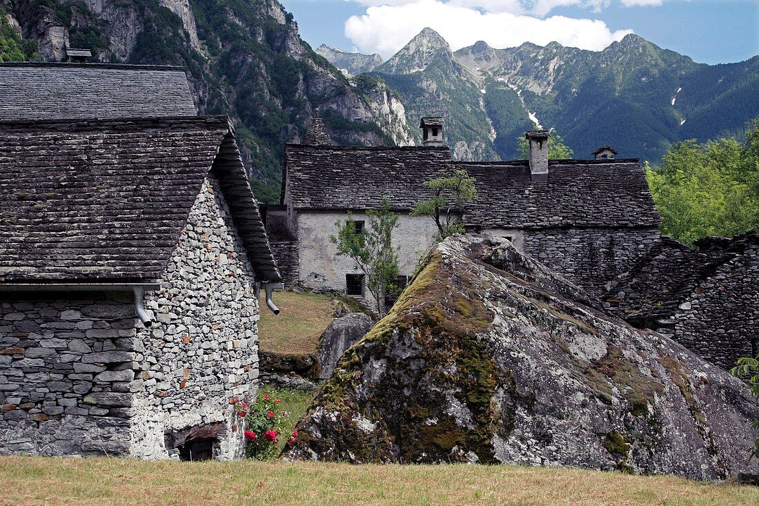Swiss alpine village