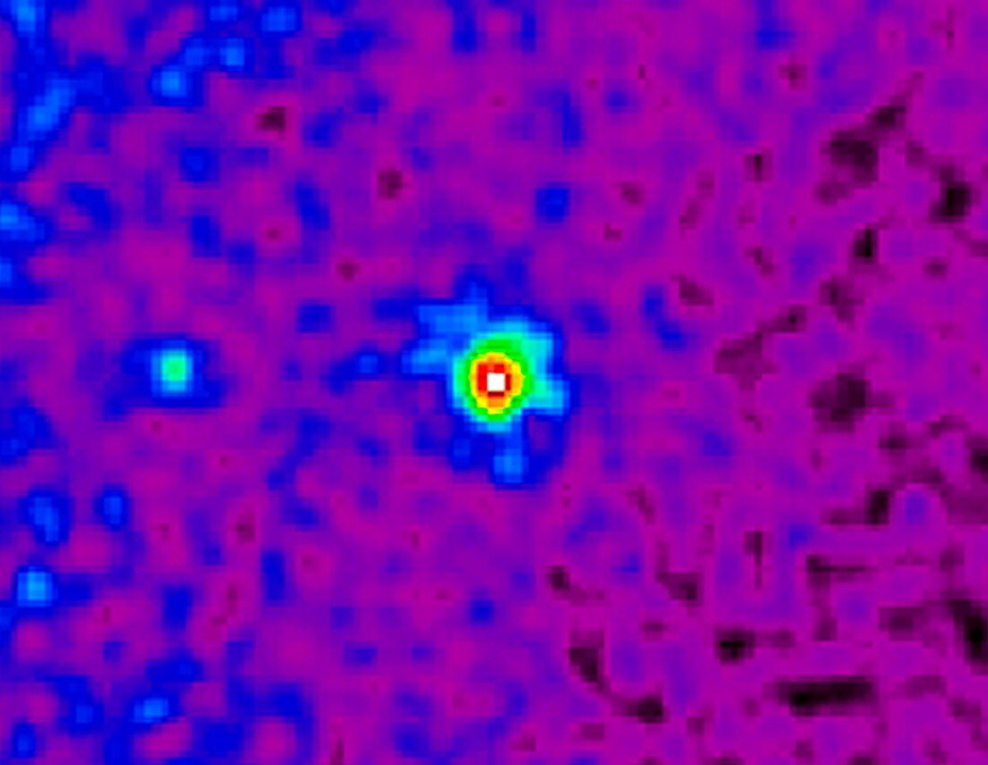Active galaxy NGC 1275,gamma ray image