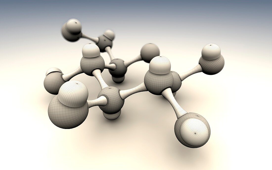 Glucose molecule,artwork