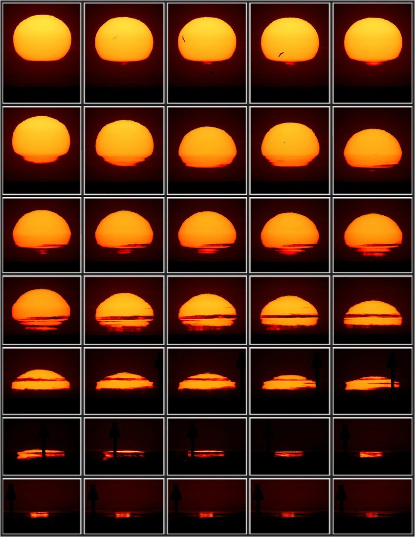 Sunset,composite image