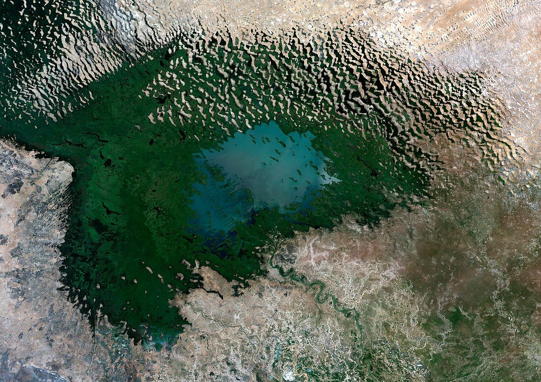 Lake Chad,1999,satellite image