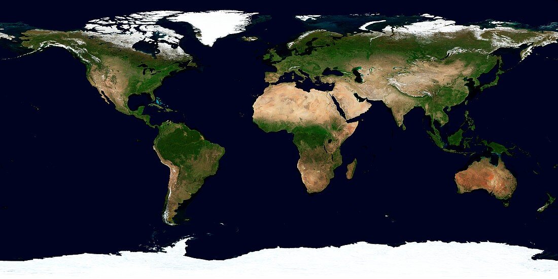 World map,June 2004