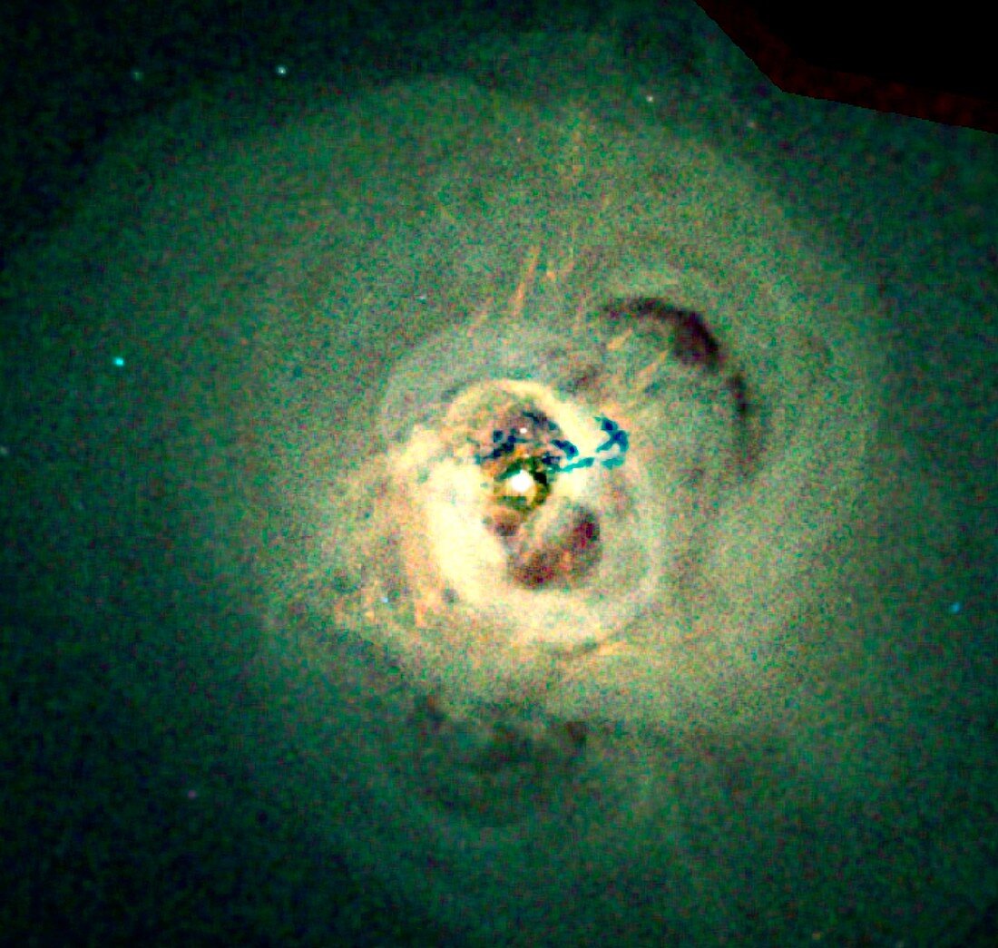 Perseus A galaxy,X-ray image