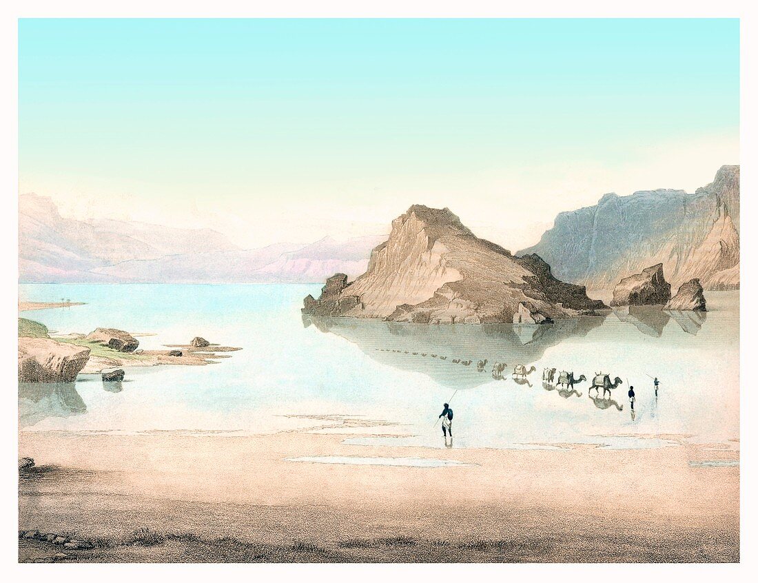 Desert mirage,1854 artwork