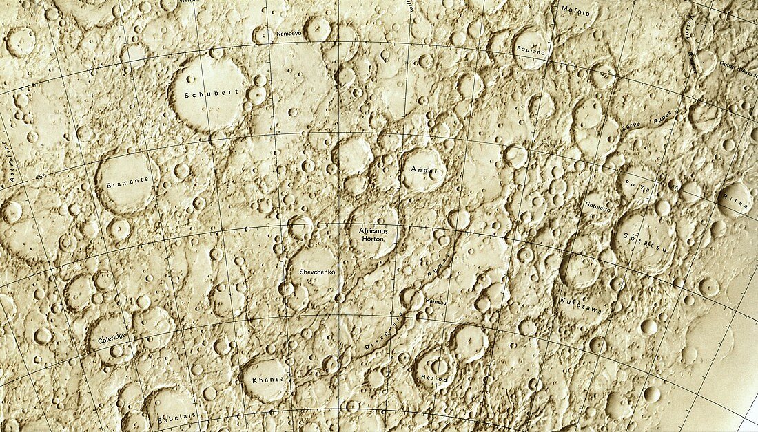 Mercury map,1977