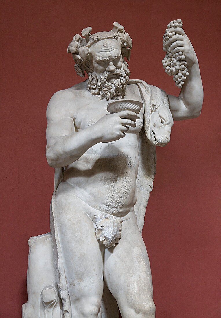 Silenus,Roman god of wine