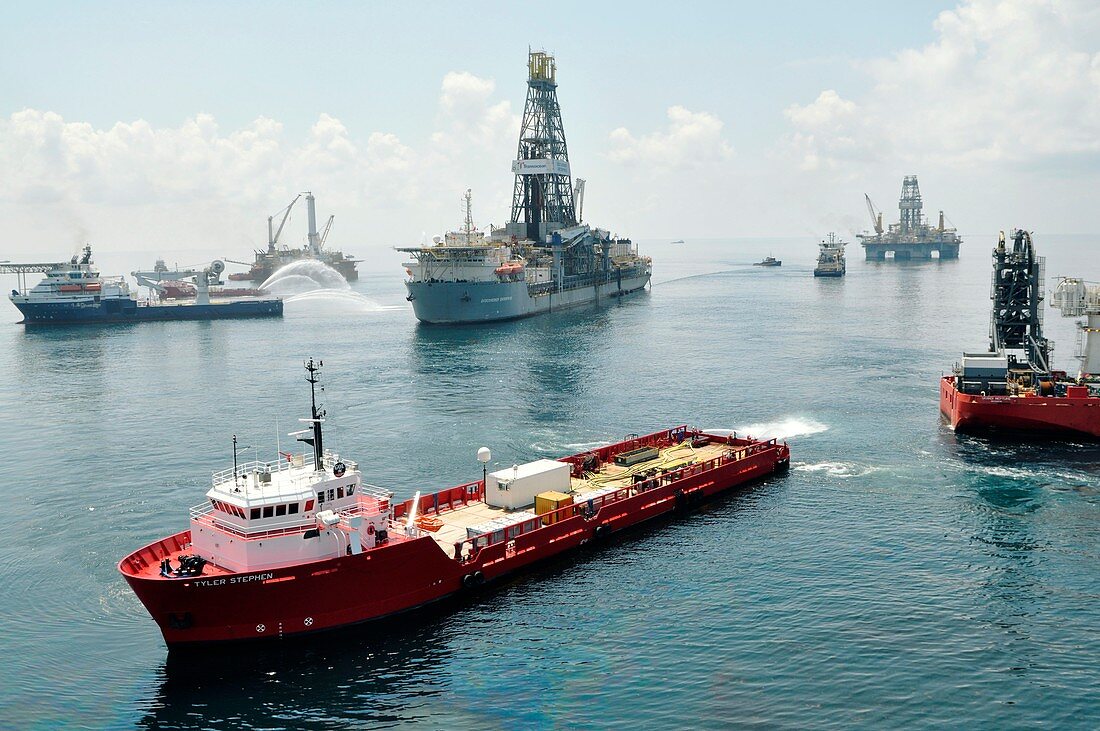 Gulf of Mexico oil spill recovery,2010