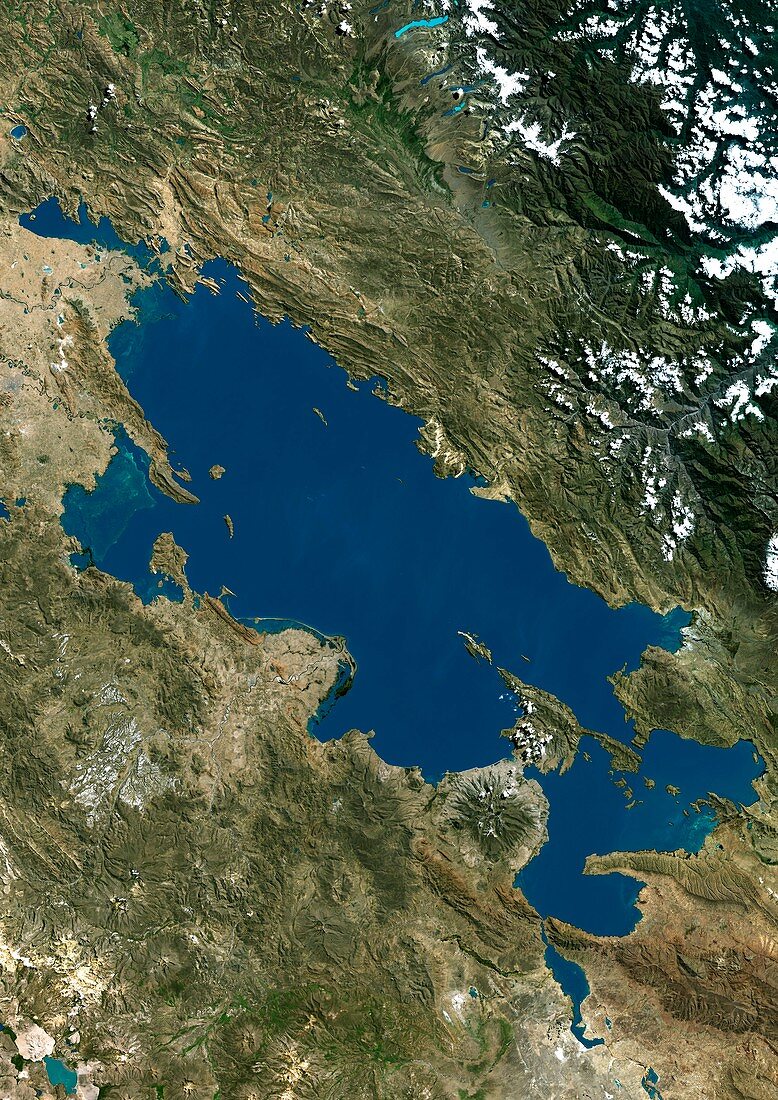 Lake Titicaca,satellite image