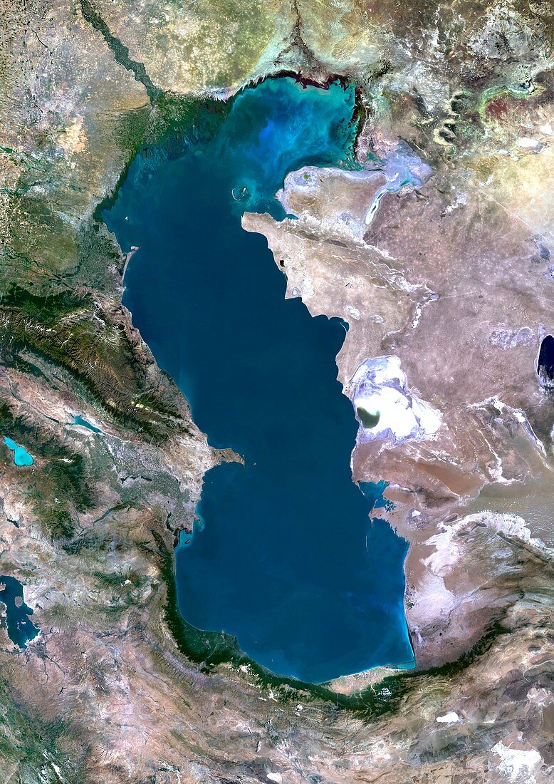 Caspian Sea,satellite image