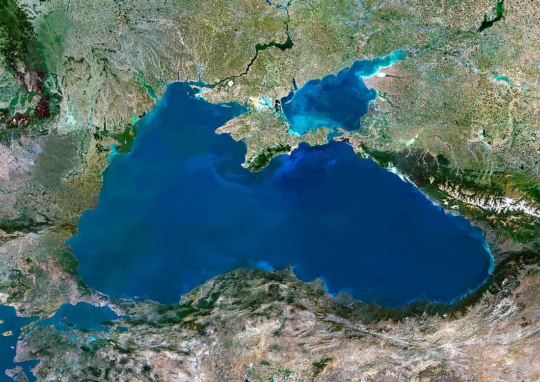 Black Sea,satellite image