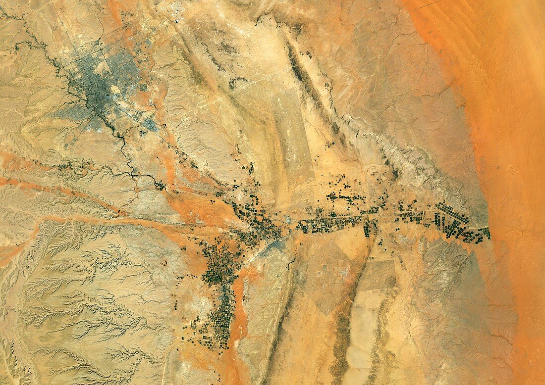 Riyadh,Saudi Arabia,satellite image