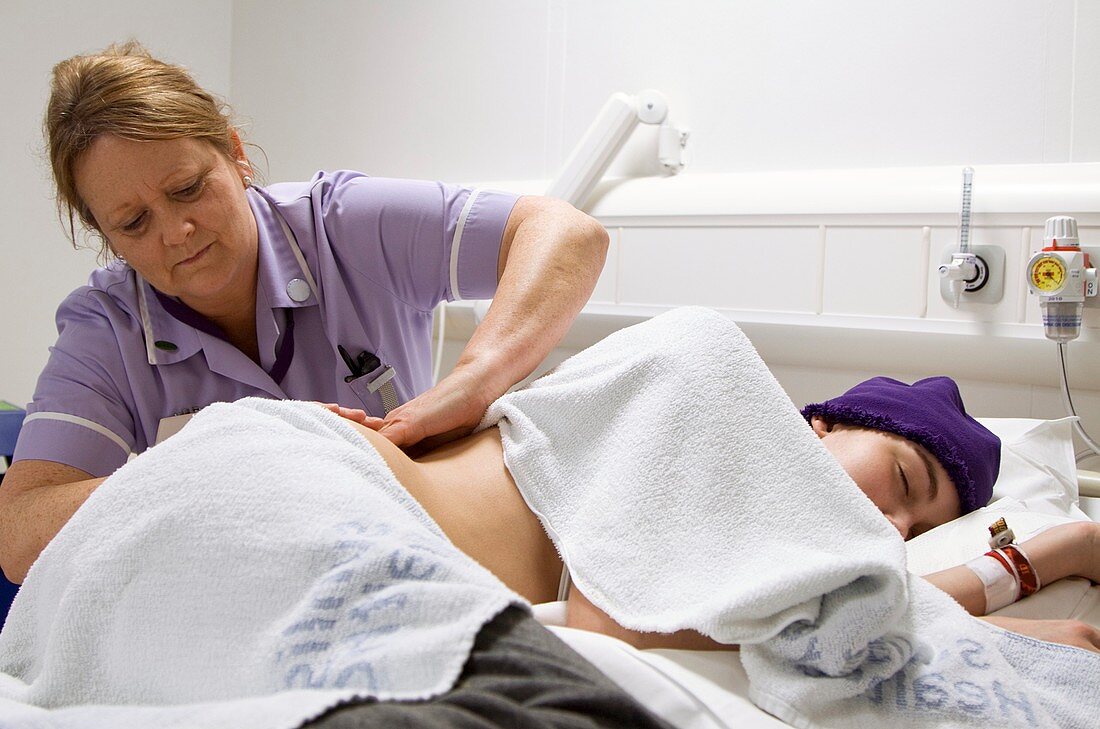 Cancer patient massage