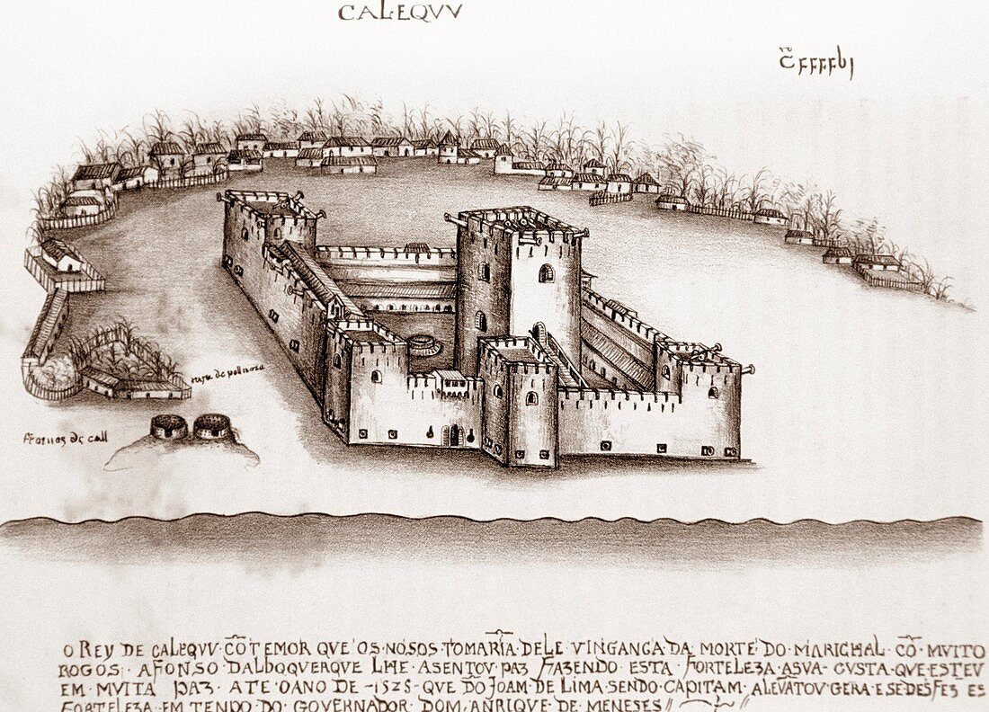 Portuguese outpost,Calicut,1500s