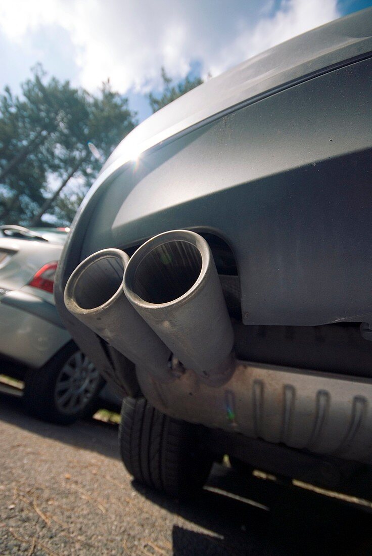 Car exhaust pipes