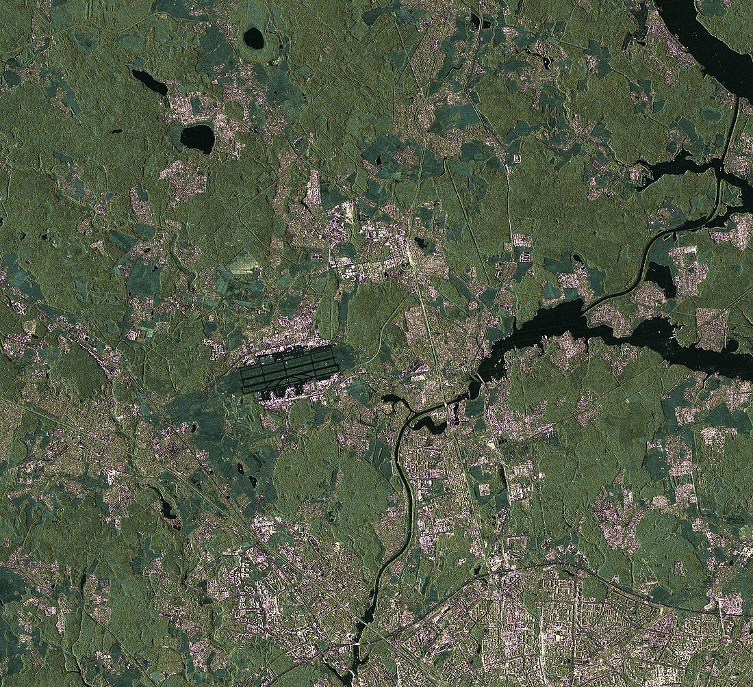 Moscow region,satellite radar image