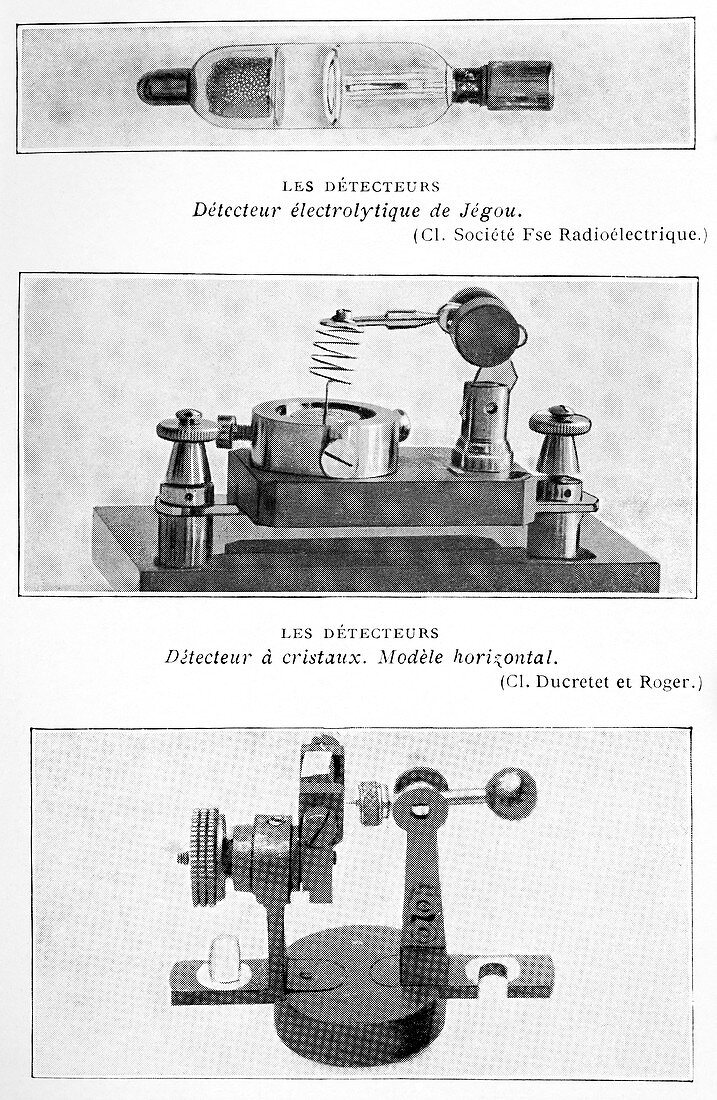 Radio receiver components,1914