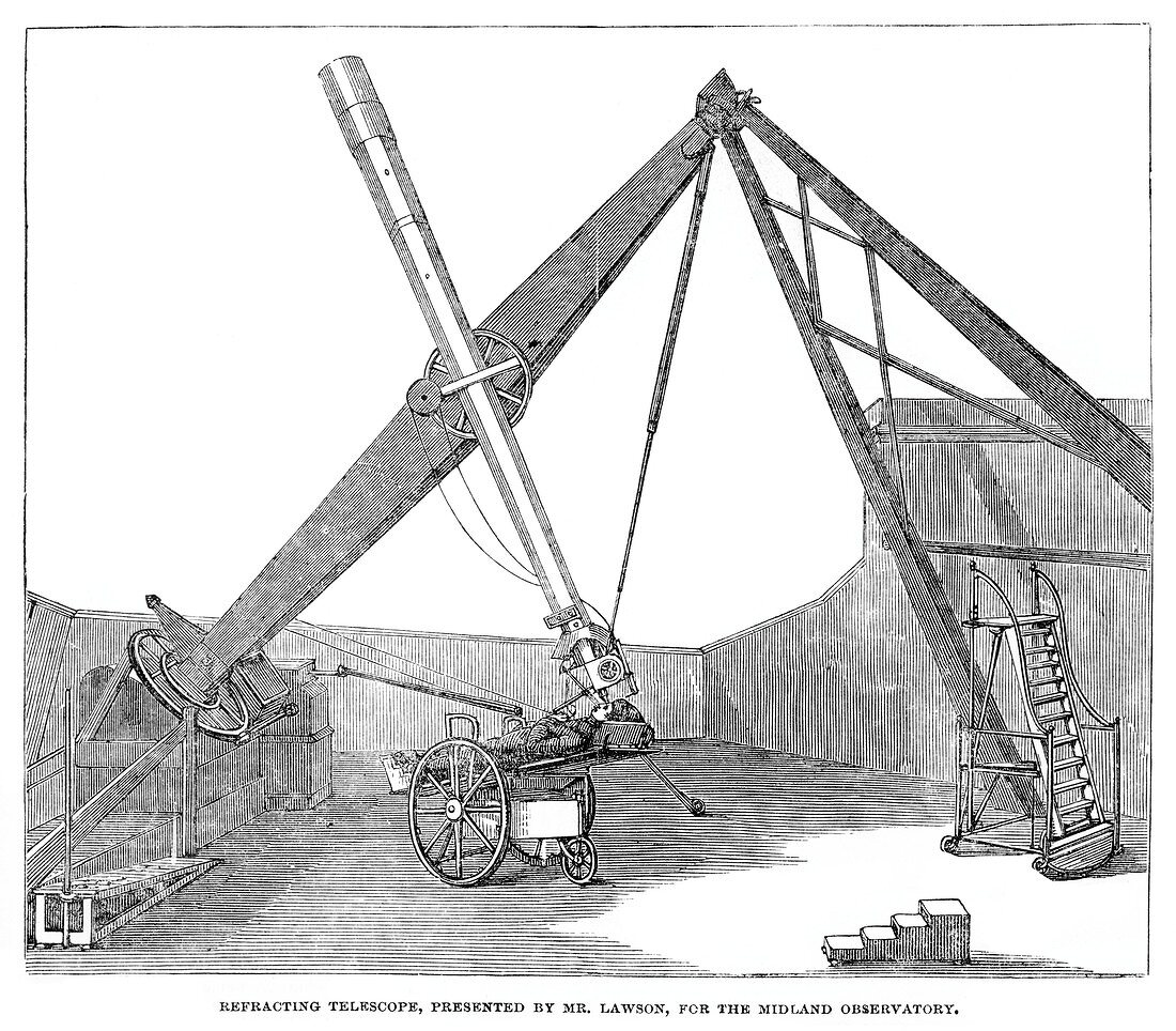 Lawson's telescope,1853