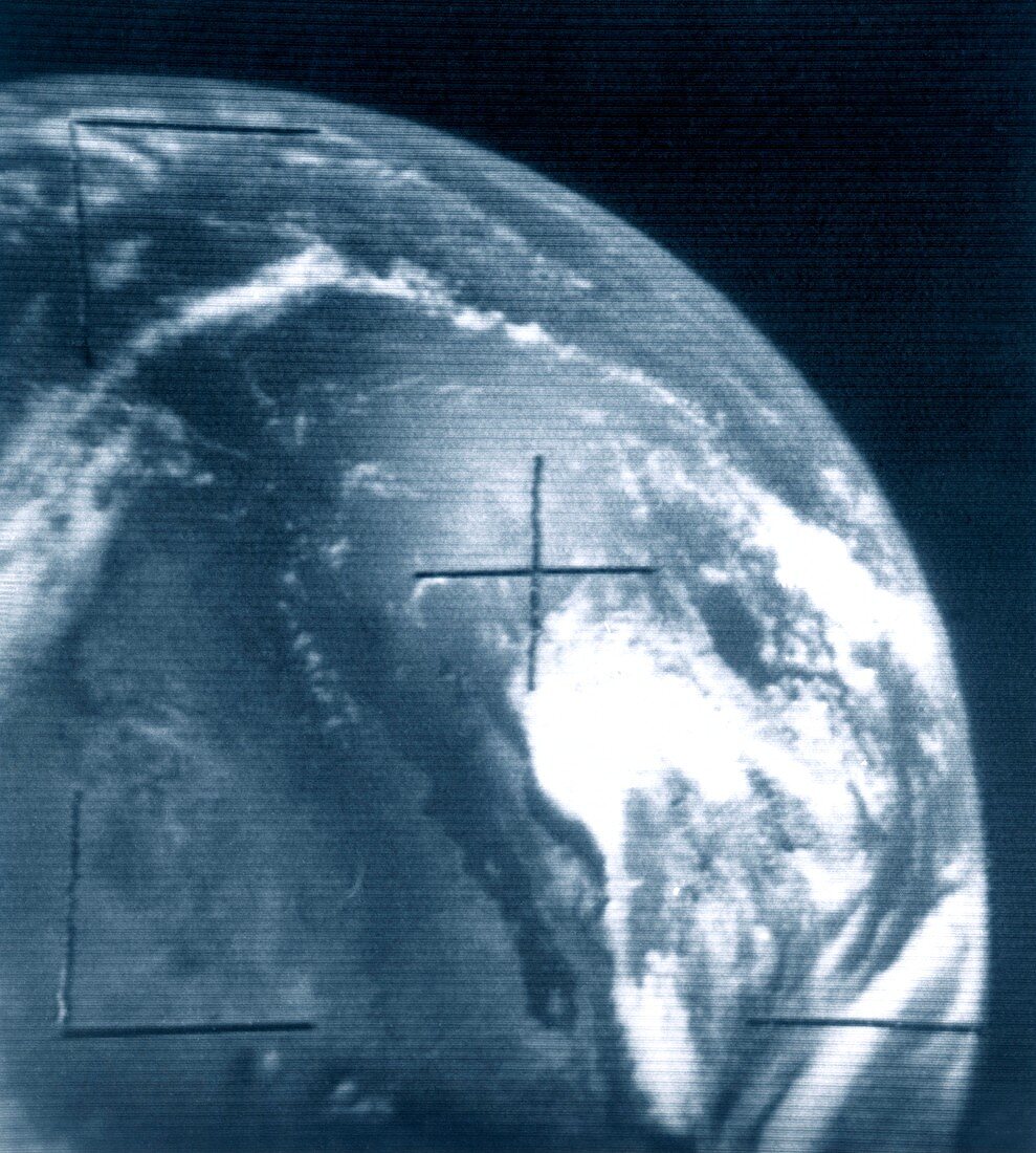 TIROS weather satellite image