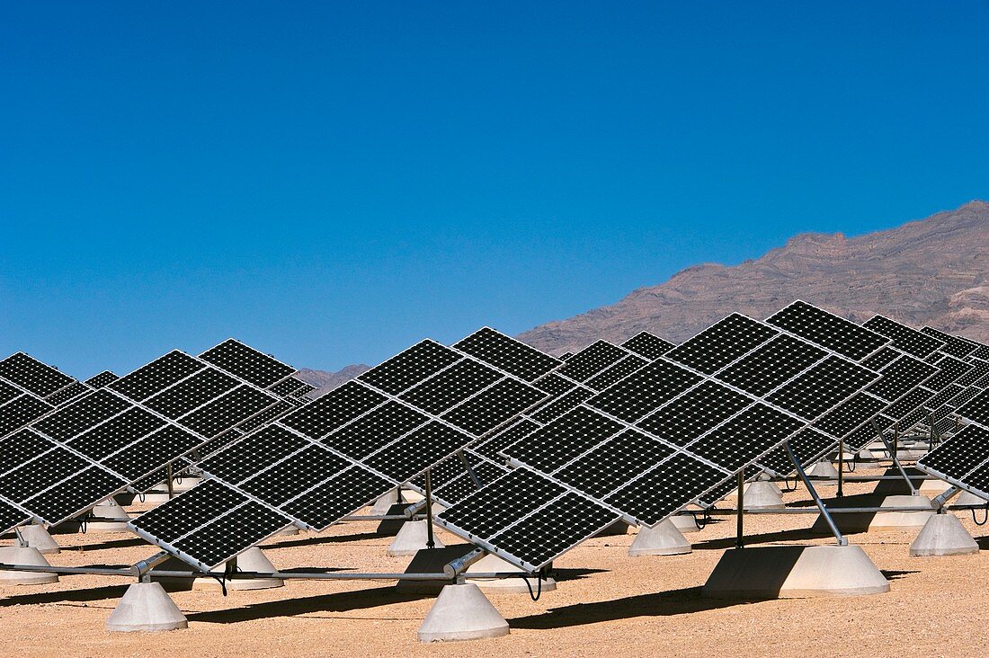 Solar power plant,Nevada,USA