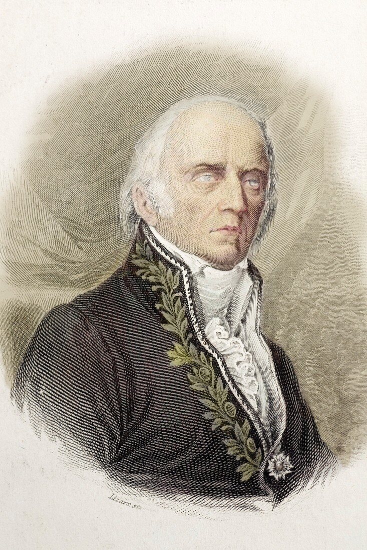 1820 Jean Baptiste Lamarck old and blind