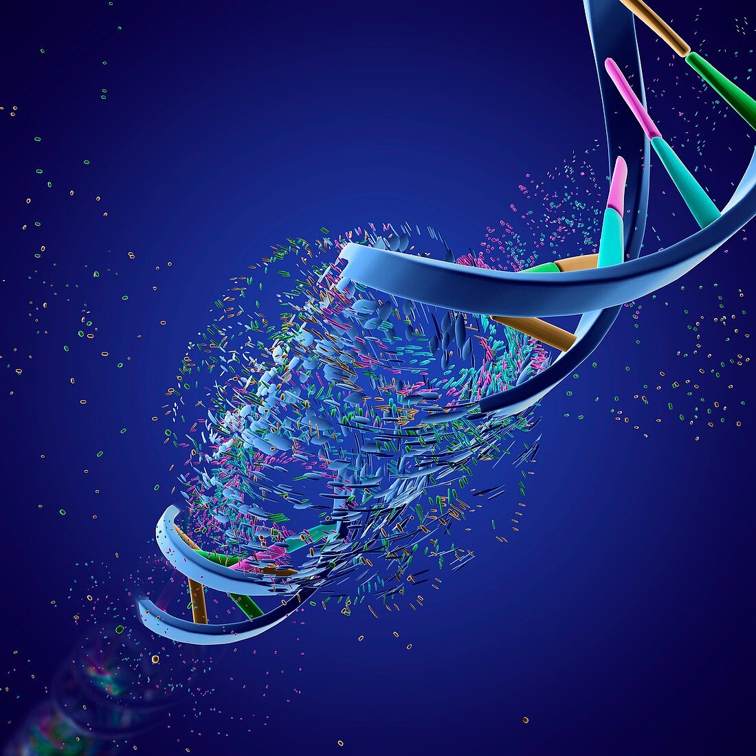 DNA damage,conceptual artwork