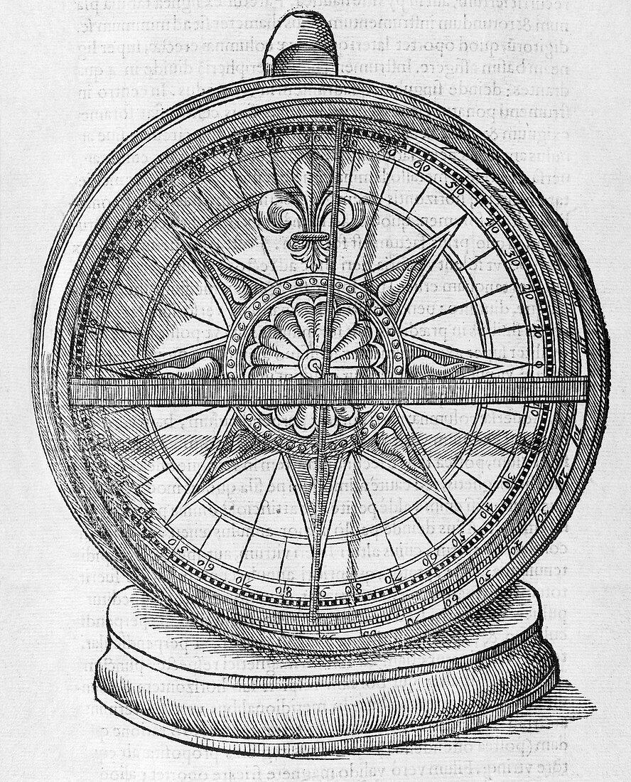 Declinometer,17th century