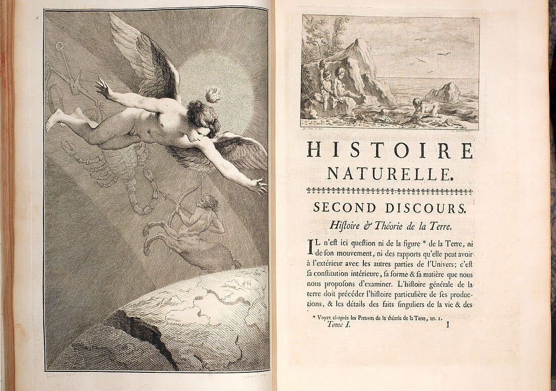 1749 Buffon angel creation of the Earth