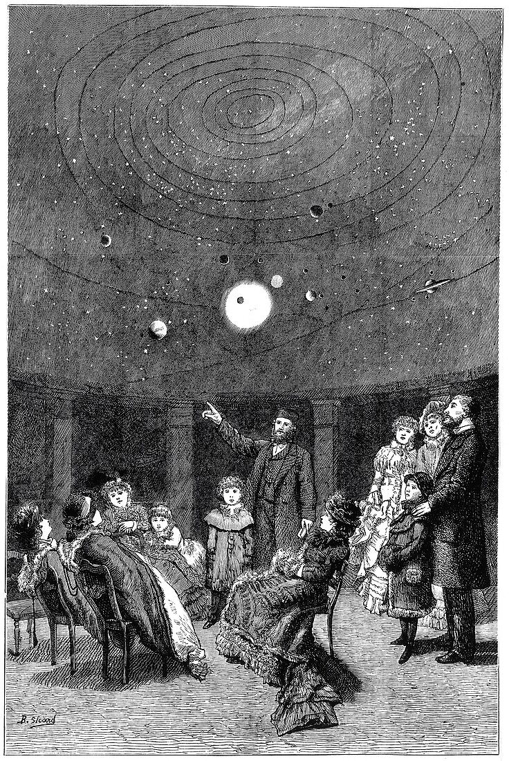 Perini's planetarium,1879