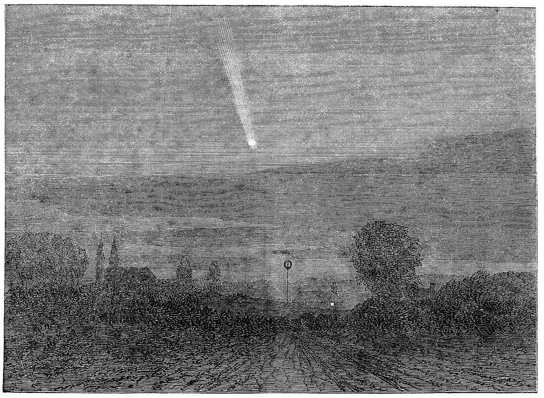Comet observation,London,1861