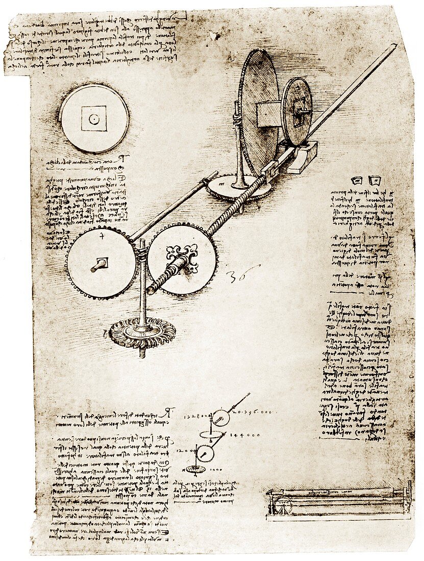 Da Vinci's notebook
