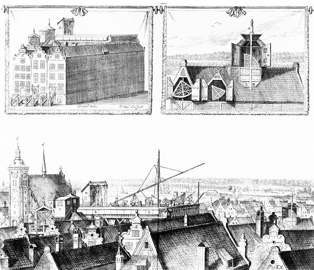 17th Century rooftop observatories