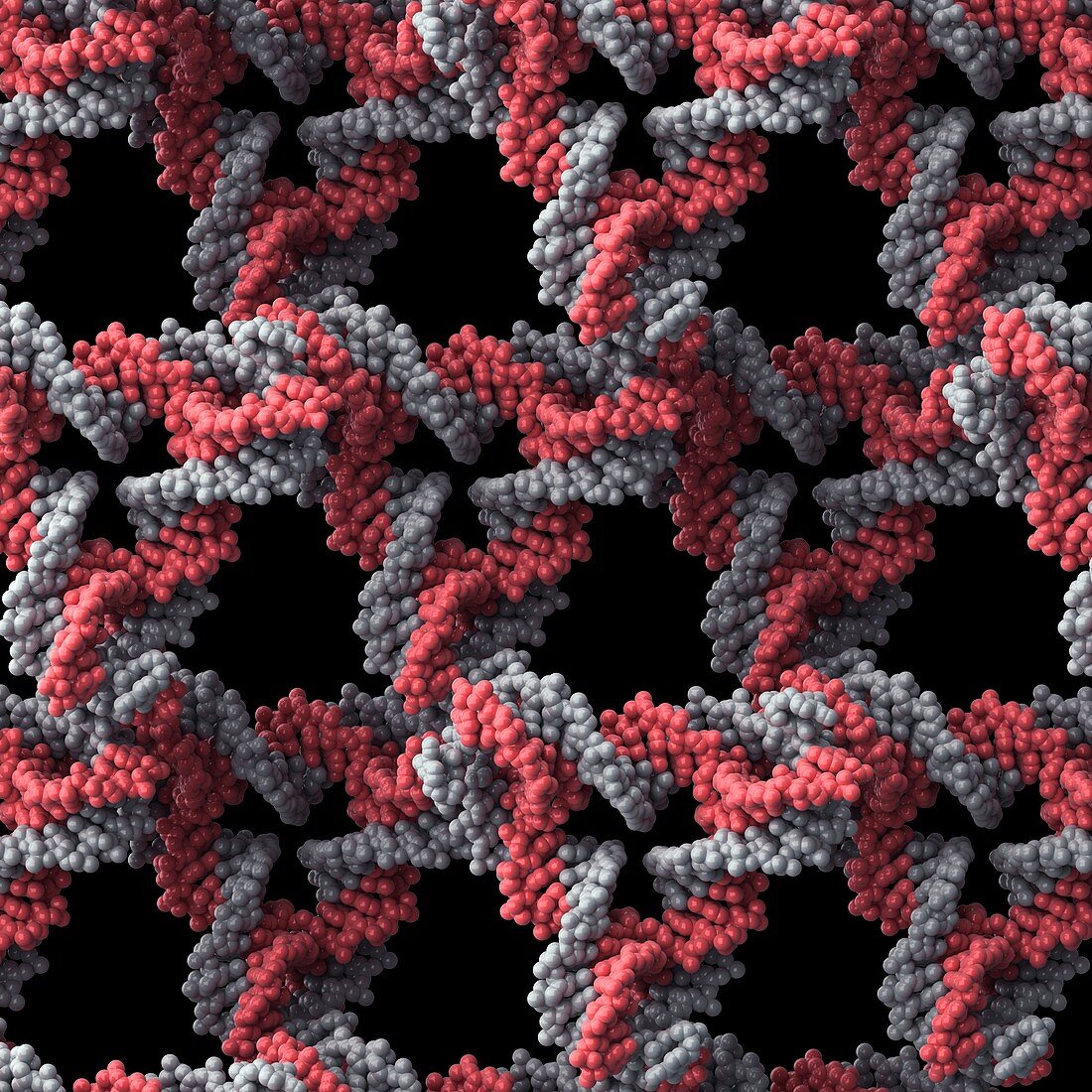 DNA crystal lattice