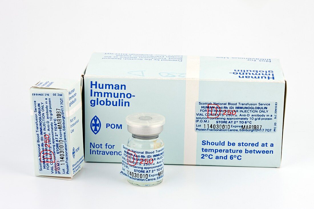 Human immunoglobulin drug