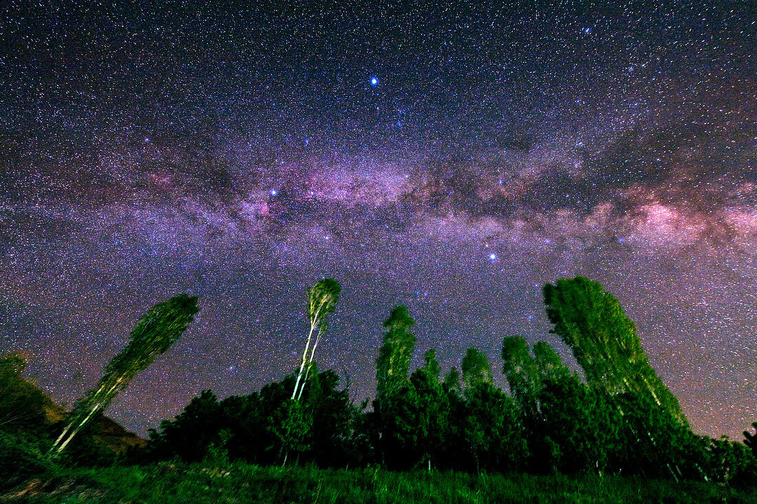 Milky Way in a Starry Sky