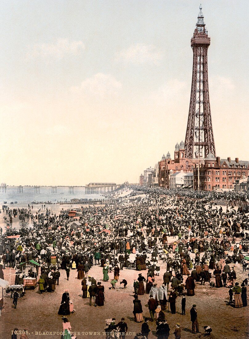 Blackpool,UK,historical image