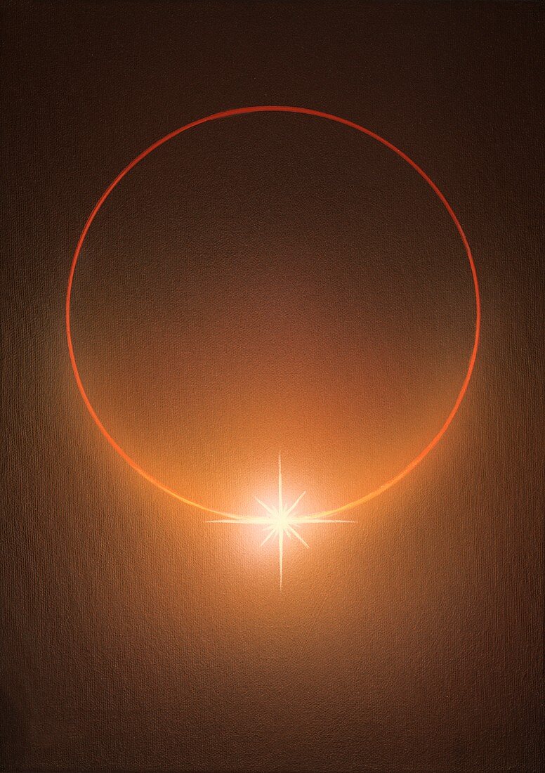Eclipsing star,artwork