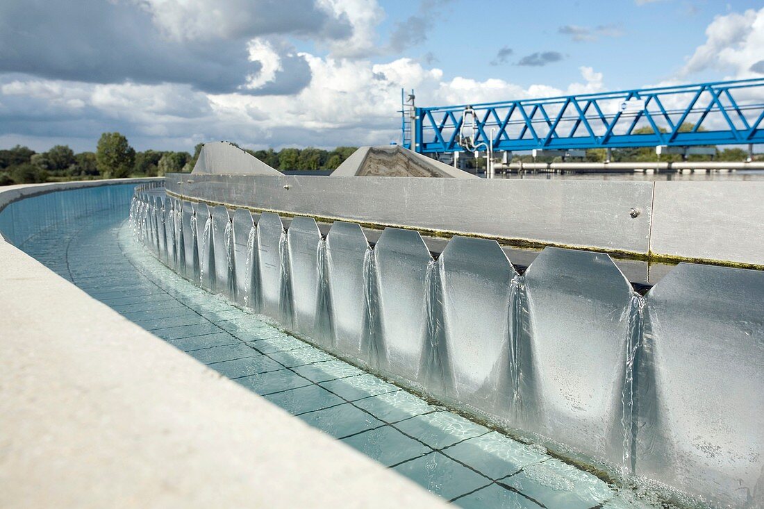 Water treatment works,France