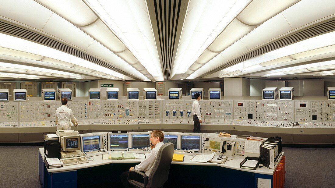 Control Room,Sizewell B Power Station