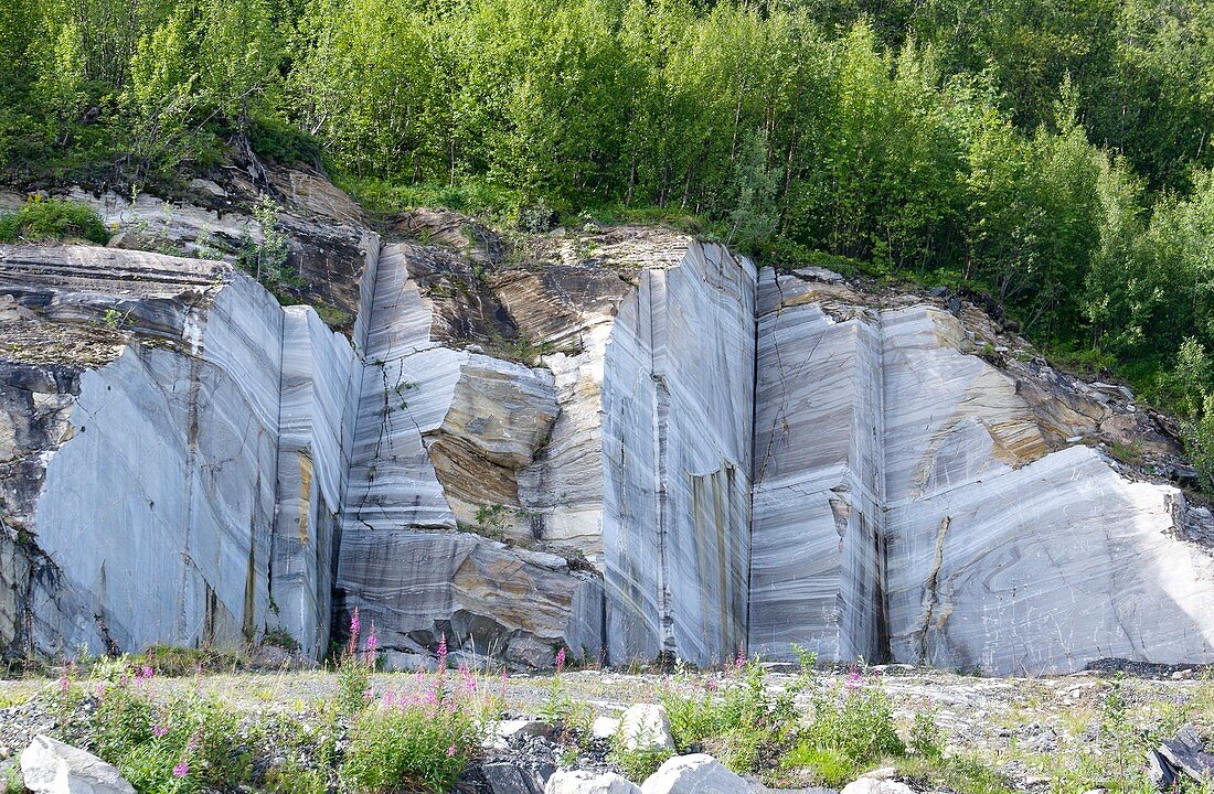 Marble quarry,Norway