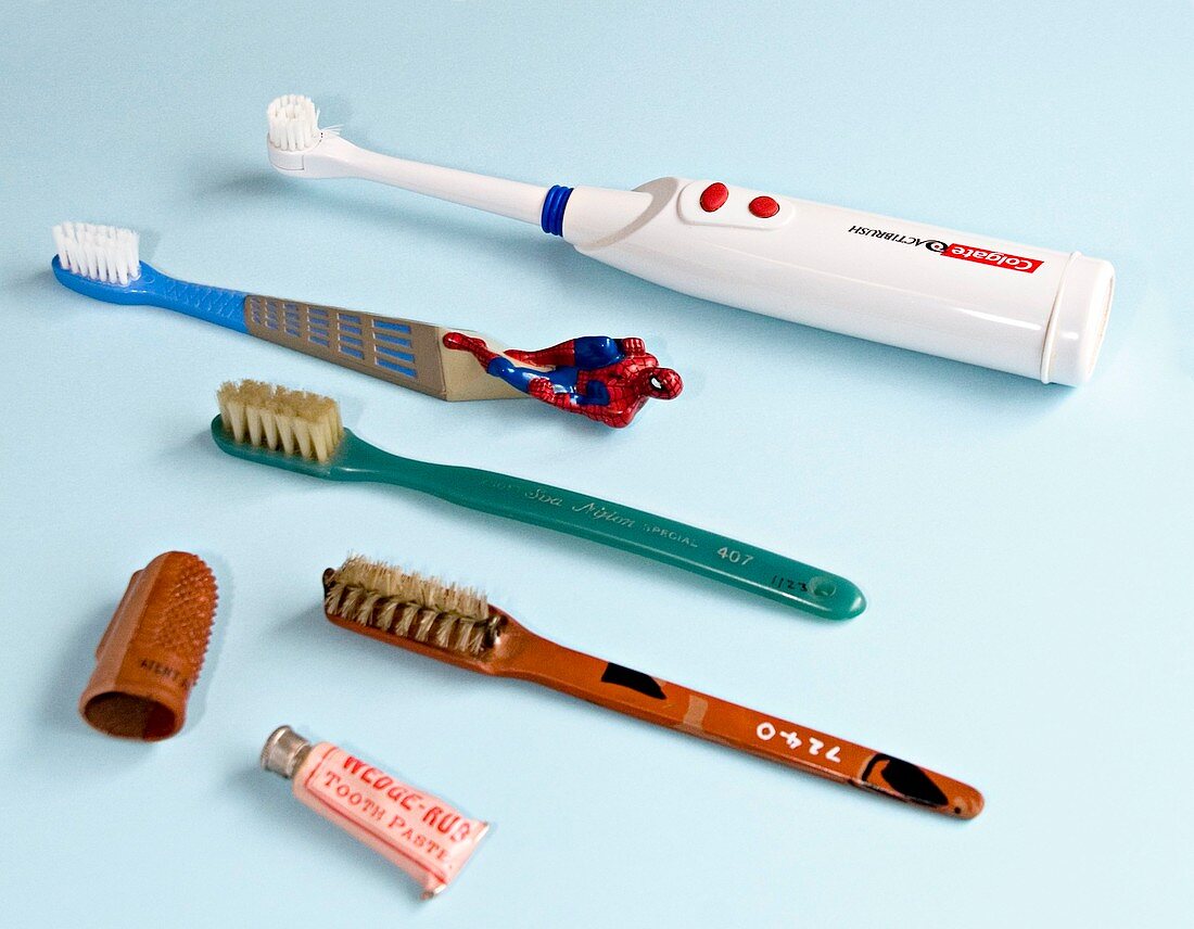 Toothbrushes,20th century